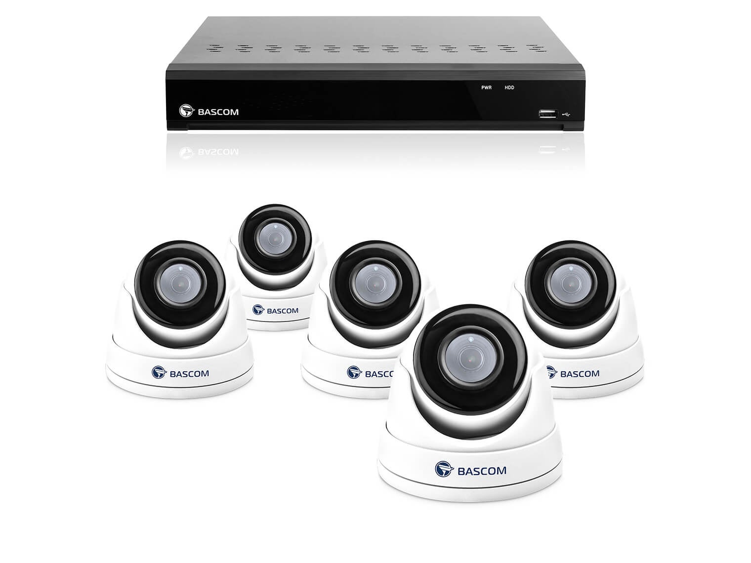 Kabelloses 5-Dome-System